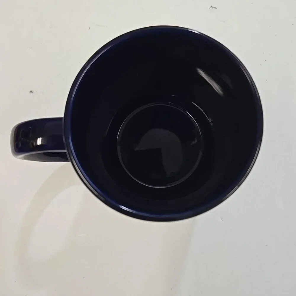 Vintage Boy Scout Mug Tomahawk Scout Master 1992 '92 Camp Navy Blue BSA